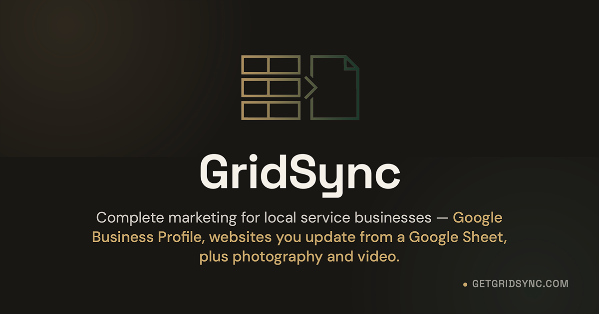 Stop paying someone to update your website — a small business website that updates from a Google Sheet